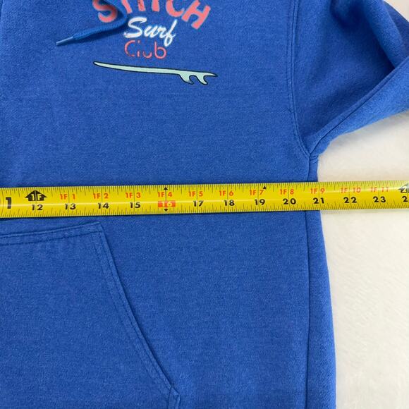 Disney Stitch Women's XL Royal Blue Full Zip Surf Club Large Back Graphics - Picture 4 of 6